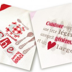 Fiche de broderie Lilipoints - Les minis - Cuisiner