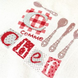 Fiche de broderie Lilipoints - Les minis - Cuisiner