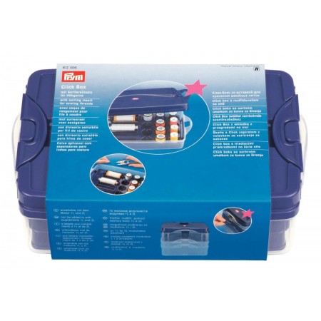 Prym Boîte De Rangement 48 Compartiments Pour Bobines De Fil - Couture Et Broderie