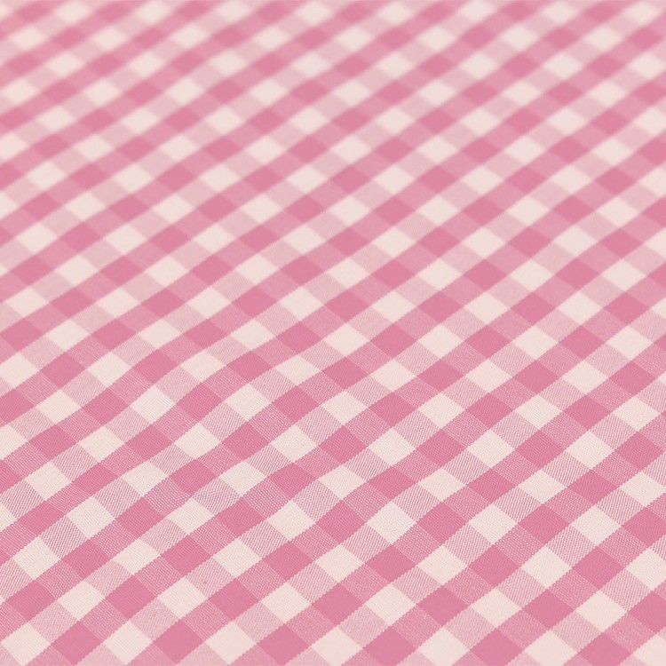 Tissu coton - Vichy rose 6mm