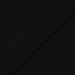 Tissu jersey biologique - Uni Noir encre