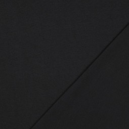 Tissu sweat biologique french terry - Noir