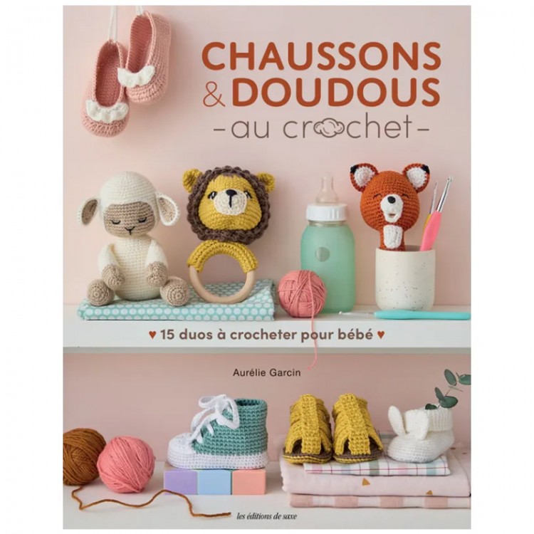 Livre - Chaussons et doudous au crochet