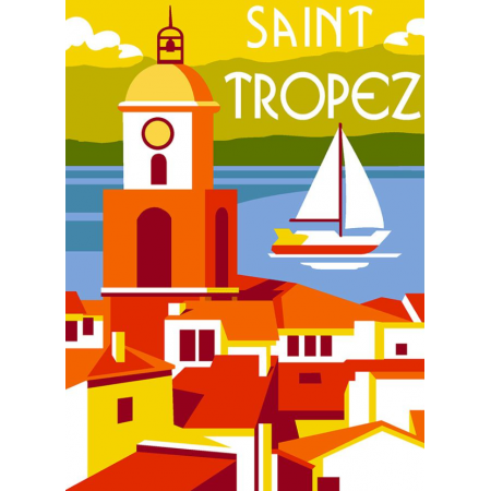 Canevas Margot de Paris - Saint Tropez
