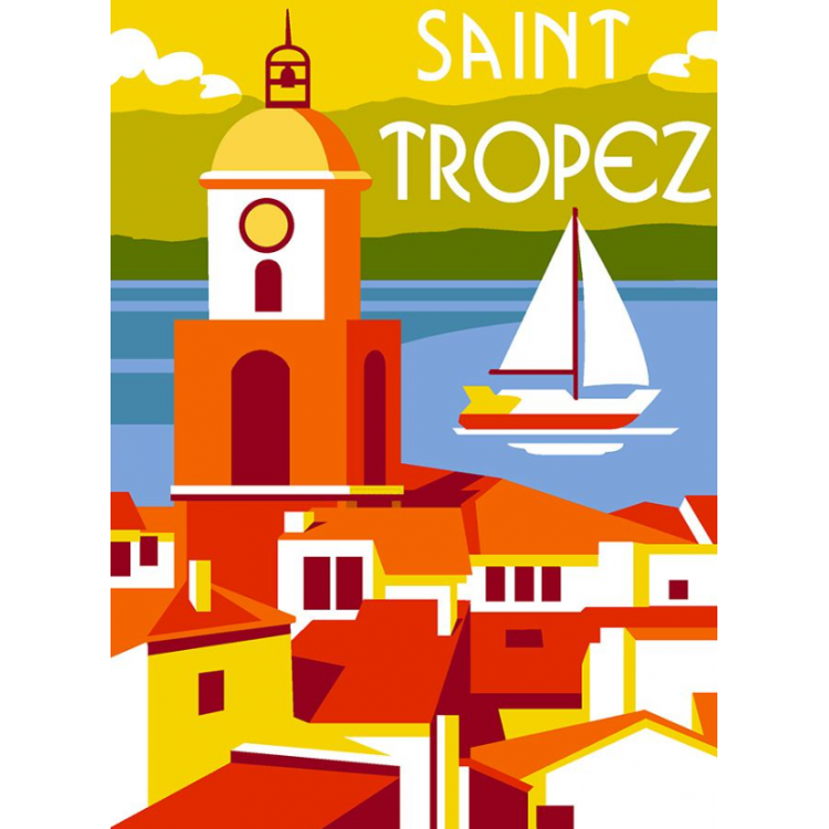 Canevas Margot de Paris - Saint Tropez