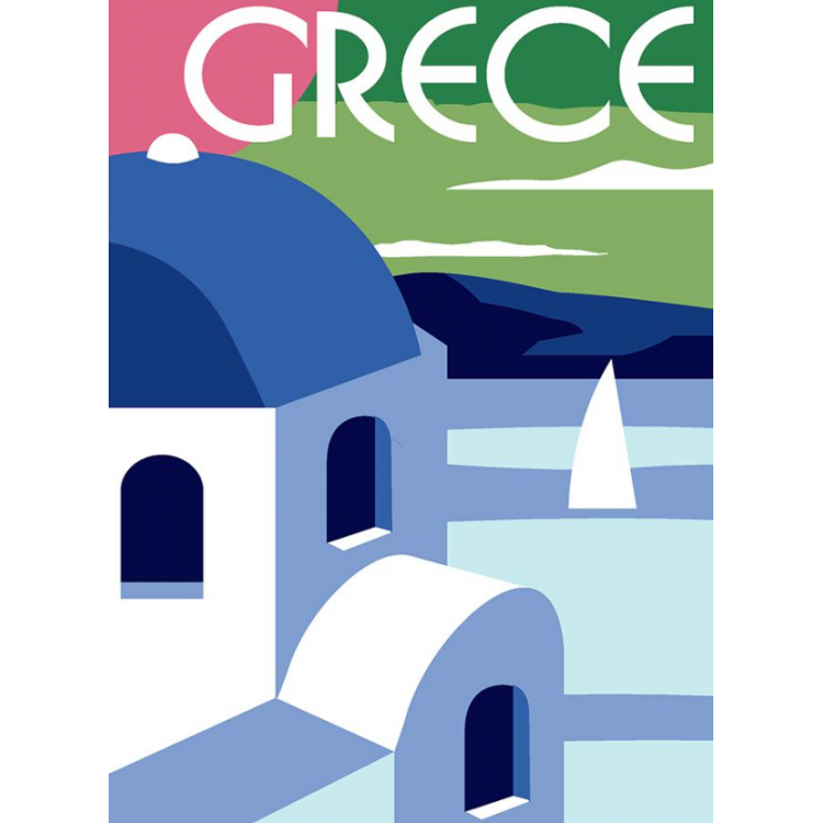 Canevas Margot de Paris - Grèce