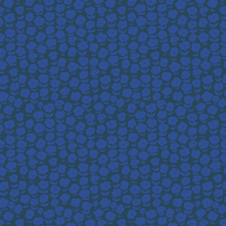 Tissu Ruby Bee Blenders - Puffy Daisy majorelle