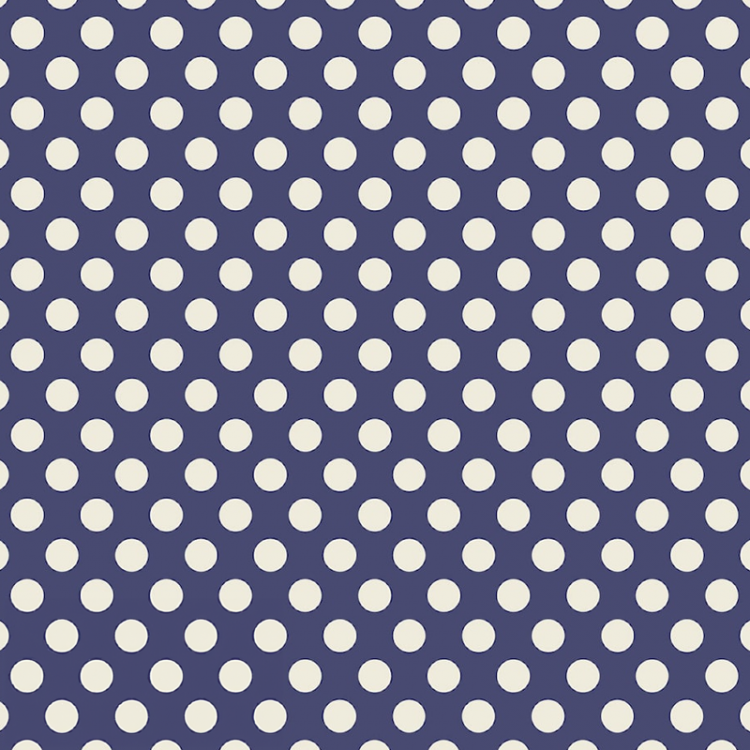 Tissu viscose - Blue dots