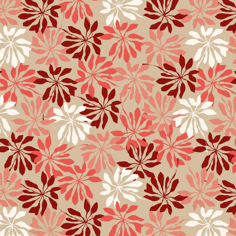 Tissu viscose - Feuillage d'été