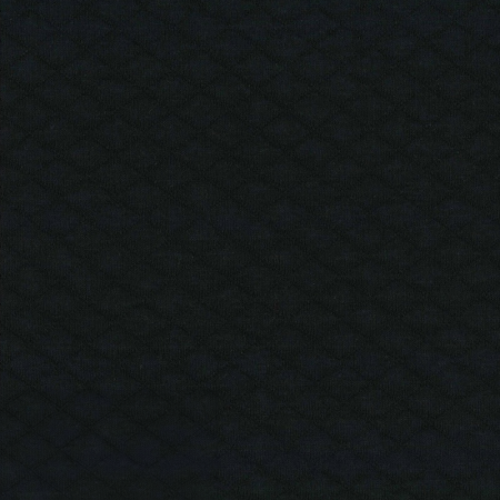 Tissu sweat Light & Lush - Matelassé Noir