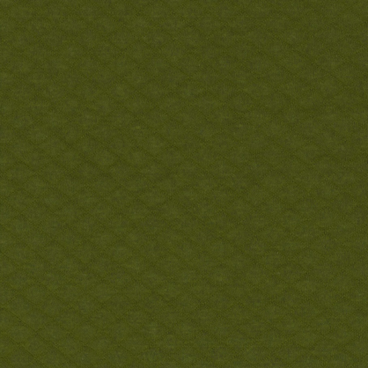 Tissu sweat Light & Lush - Matelassé kaki