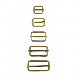 Boucle de réglage métal bronze