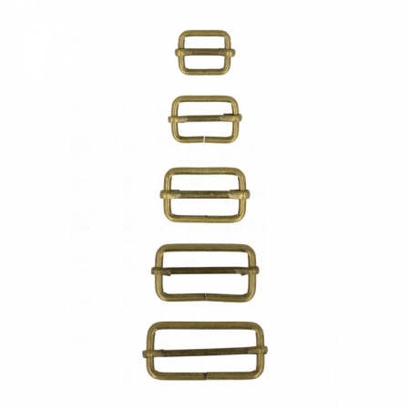 Boucle de réglage métal bronze