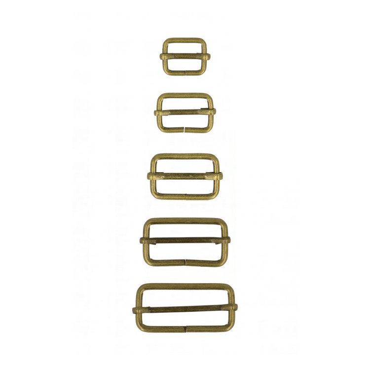 Boucle de réglage métal bronze