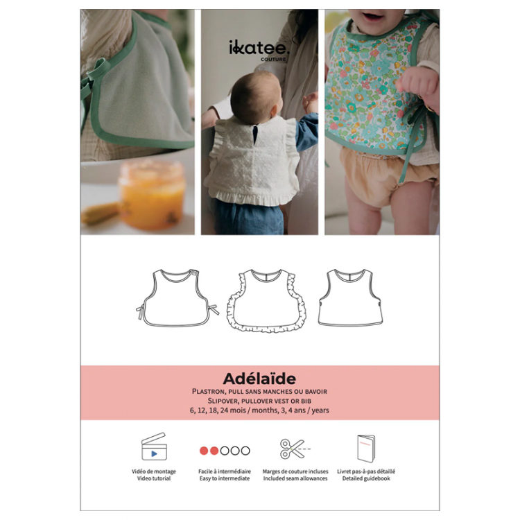 Patron Ikatee - Plastron Adélaïde