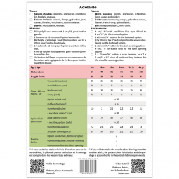 Patron Ikatee - Plastron Adélaïde