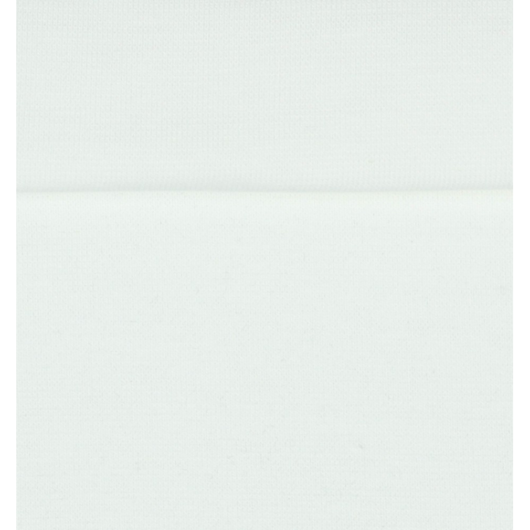 Tissu Bord-côte biologique - Lisse écru