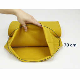 Tissu Bord-côte biologique - Naturel