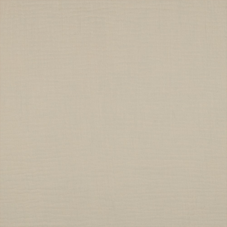 Tissu double gaze de coton bio - Sable
