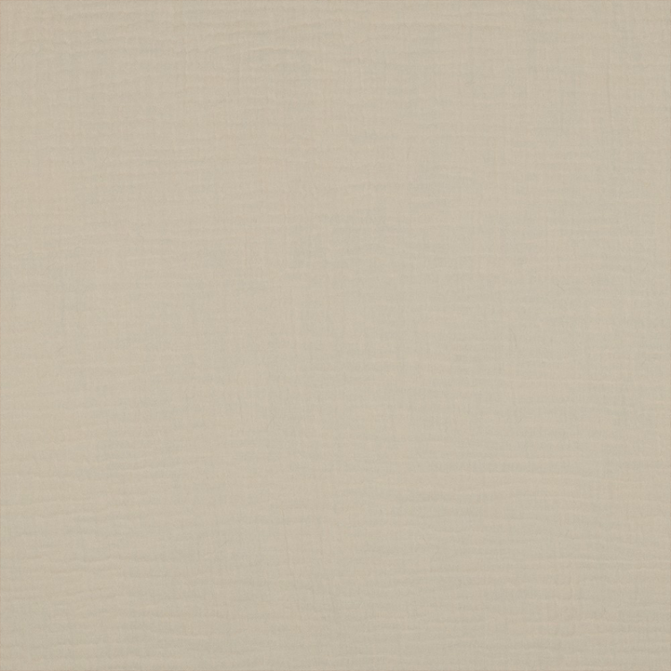 Tissu double gaze de coton bio - Sable