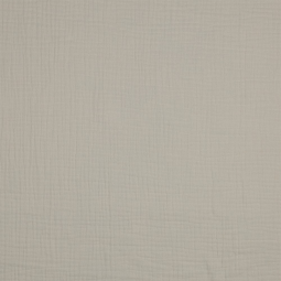 Tissu double gaze de coton bio - Naturel