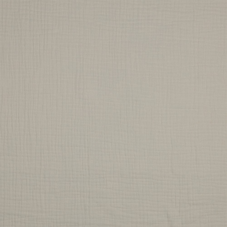 Tissu double gaze de coton bio - Naturel