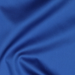 Tissu coton uni satiné - Cobalt foncé