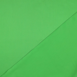 Tissu coton uni satiné vert vif