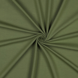 Tissu jersey biologique - Uni algue