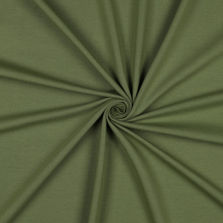Tissu jersey biologique - Uni algue