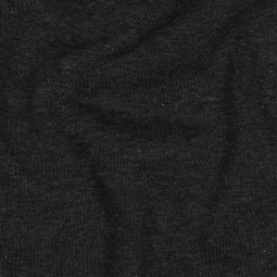 Tissu jersey sweat chiné - Gris foncé