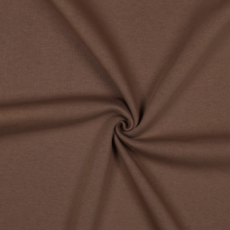 Tissu jersey sweat uni - Camel