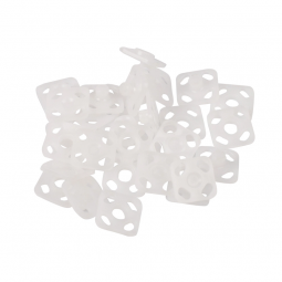 Boutons pression à coudre plastique carré 9 mm