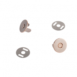 Bouton magnétique sans couture 14 mm bronze Bohin