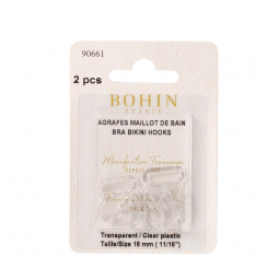 Fermeture bikini transparent 18 mm Bohin