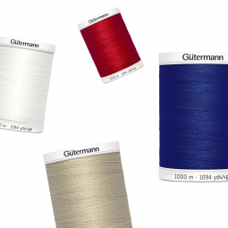 Fil à coudre Gütermann 100% polyester 1000 m