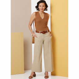 Patron Butterick 7024 - Pantalon large