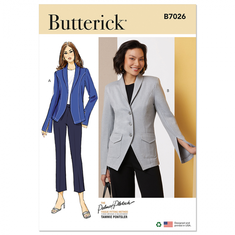 Patron Butterick 7026 - Veste tailleur