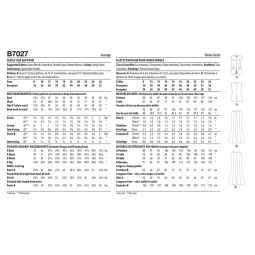 Patron Butterick 7027 - Ensemble