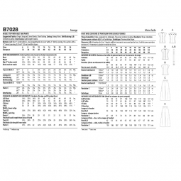 Patron Butterick 7028 - Ensemble