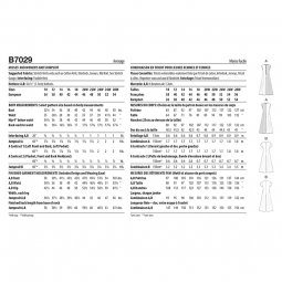 Patron Butterick 7029 - Combinaison