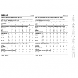 Patron Butterick 7033 - Robe