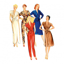 Patron Butterick 7036 - Robe ou combinaison rétro année 80