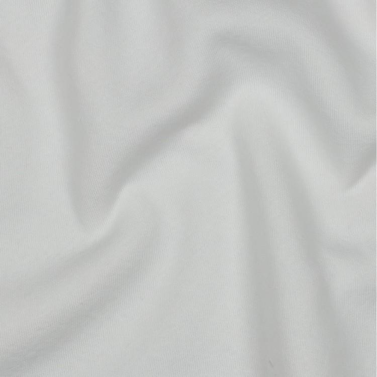 Tissu jersey sweat uni - Écru