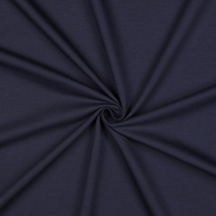 Tissu sweat biologique french terry - Navy