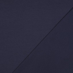 Tissu sweat biologique french terry - Navy