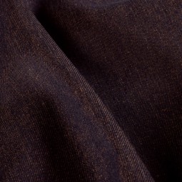 Tissu jeans - Unicolore orange