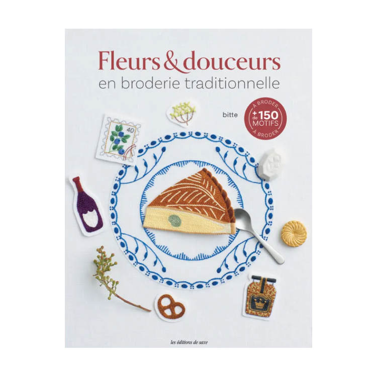 Livre - Fleurs et douceurs en broderie traditionnelle