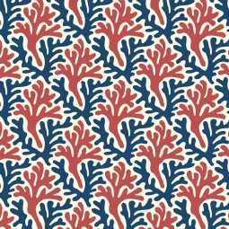 Tissu canvas - Cloud 9 fabrics - Ocean motion corals