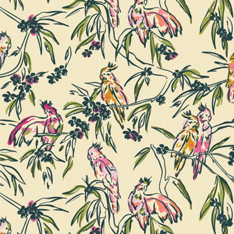 Art Gallery Fabrics - The curstor bohemia - Parakeet Paradise